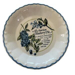 Vintage Royal China “All American Blueberry Pie” Dish – 1980s | Made in USA